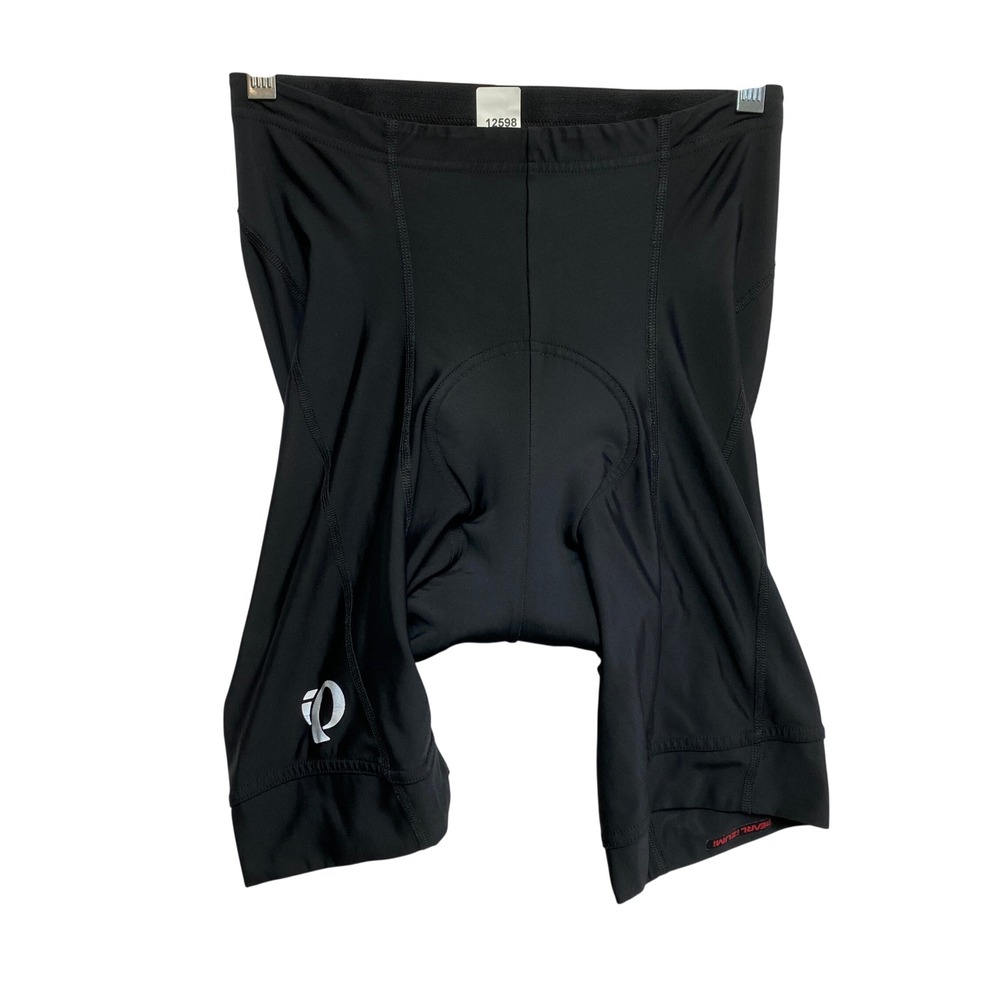 Pearl Izumi Cycling Shorts Mens S Black Padded Chamois Reflective Logo